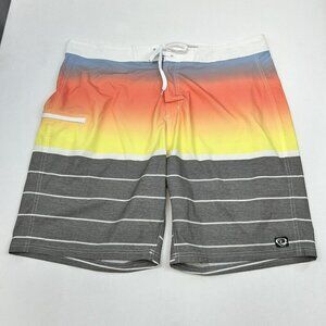 Wave Zone Men’s Multicolor Tie Waist Shorts Size 42
